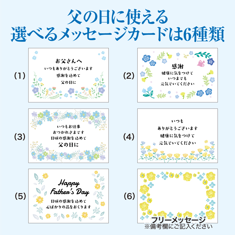 父の日メッセージカード