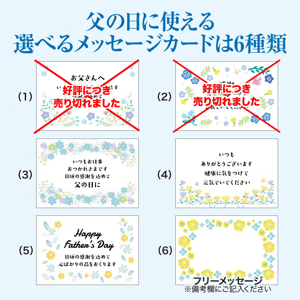 父の日メッセージカード
