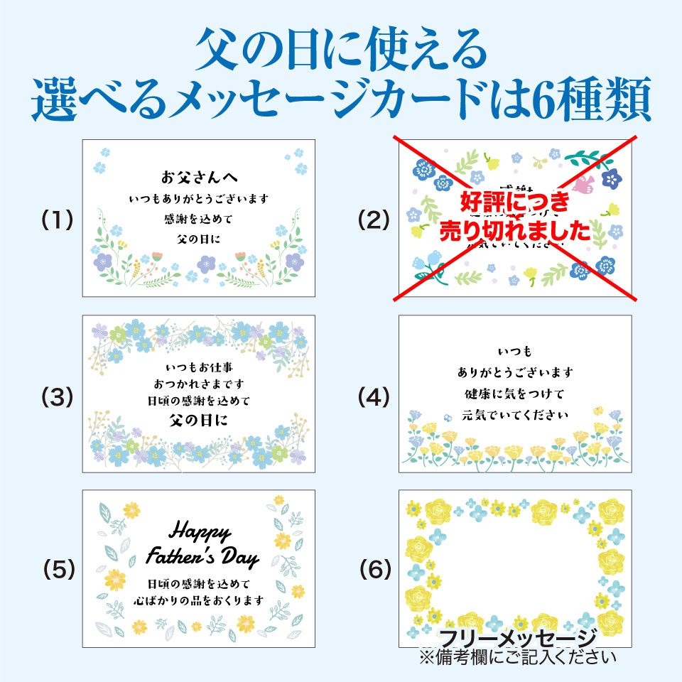 父の日メッセージカード
